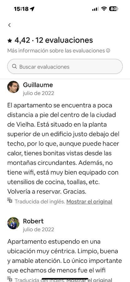 Precioso Atico Duplex En Vielha Para 6 Pax Bagian luar foto