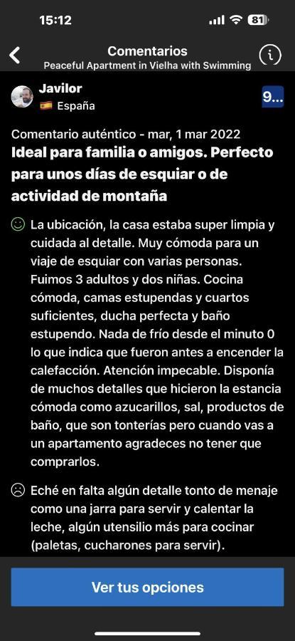 Precioso Atico Duplex En Vielha Para 6 Pax Bagian luar foto